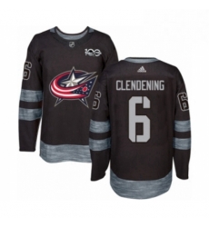 Mens Adidas Columbus Blue Jackets 6 Adam Clendening Authentic Black 1917 2017 100th Anniversary NHL Jersey Mens Adidas Columbus Blue Jackets 6 Adam Clendening Authentic Black 1917 2017 100th Anniversary NHL Jersey