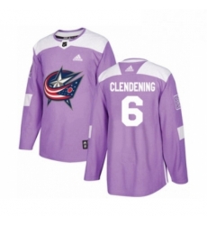 Mens Adidas Columbus Blue Jackets 6 Adam Clendening Authentic Purple Fights Cancer Practice NHL Jersey Mens Adidas Columbus Blue Jackets 6 Adam Clendening Authentic Purple Fights Cancer Practice NHL Jersey