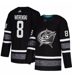 Mens Adidas Columbus Blue Jackets 8 Zach Werenski Black 2019 All Star Game Parley Authentic Stitched NHL Jersey Mens Adidas Columbus Blue Jackets 8 Zach Werenski Black 2019 All Star Game Parley Authentic Stitched NHL Jersey