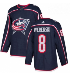 Mens Adidas Columbus Blue Jackets 8 Zach Werenski Premier Navy Blue Home NHL Jersey Mens Adidas Columbus Blue Jackets 8 Zach Werenski Premier Navy Blue Home NHL Jersey