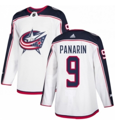 Mens Adidas Columbus Blue Jackets 9 Artemi Panarin White Road Authentic Stitched NHL Jersey Mens Adidas Columbus Blue Jackets 9 Artemi Panarin White Road Authentic Stitched NHL Jersey