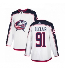 Mens Adidas Columbus Blue Jackets 91 Anthony Duclair Authentic White Away NHL Jersey Mens Adidas Columbus Blue Jackets 91 Anthony Duclair Authentic White Away NHL Jersey