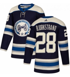 Youth Adidas Columbus Blue Jackets 28 Oliver Bjorkstrand Authentic Navy Blue Alternate NHL Jersey Youth Adidas Columbus Blue Jackets 28 Oliver Bjorkstrand Authentic Navy Blue Alternate NHL Jersey