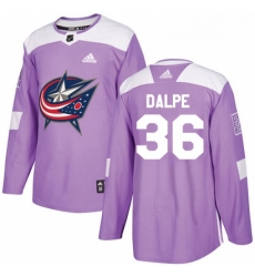Youth Adidas Columbus Blue Jackets 36 Zac Dalpe Authentic Purple Fights Cancer Practice NHL Jersey Youth Adidas Columbus Blue Jackets 36 Zac Dalpe Authentic Purple Fights Cancer Practice NHL Jersey