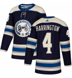 Youth Adidas Columbus Blue Jackets 4 Scott Harrington Authentic Navy Blue Alternate NHL Jersey Youth Adidas Columbus Blue Jackets 4 Scott Harrington Authentic Navy Blue Alternate NHL Jersey