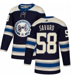 Youth Adidas Columbus Blue Jackets 58 David Savard Authentic Navy Blue Alternate NHL Jersey Youth Adidas Columbus Blue Jackets 58 David Savard Authentic Navy Blue Alternate NHL Jersey