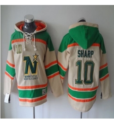 Dallas Stars #10 Patrick Sharp Cream Sawyer Hooded Sweatshirt Stitched NHL Jersey Dallas Stars #10 Patrick Sharp Cream Sawyer Hooded Sweatshirt Stitched NHL Jersey