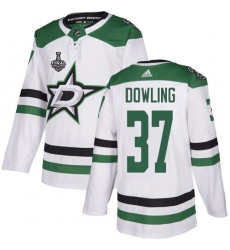 Men Adidas Dallas Stars 37 Justin Dowling White Road Authentic 2020 Stanley Cup Final Stitched NHL Jersey Men Adidas Dallas Stars 37 Justin Dowling White Road Authentic 2020 Stanley Cup Final Stitched NHL Jersey