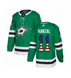 Mens Adidas Dallas Stars 11 Martin Hanzal Authentic Green USA Flag Fashion NHL Jersey Mens Adidas Dallas Stars 11 Martin Hanzal Authentic Green USA Flag Fashion NHL Jersey