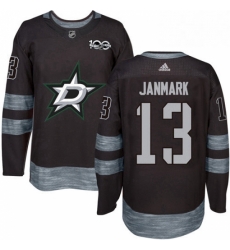 Mens Adidas Dallas Stars 13 Mattias Janmark Authentic Black 1917 2017 100th Anniversary NHL Jersey Mens Adidas Dallas Stars 13 Mattias Janmark Authentic Black 1917 2017 100th Anniversary NHL Jersey