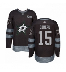 Mens Adidas Dallas Stars 15 Blake Comeau Authentic Black 1917 2017 100th Anniversary NHL Jersey Mens Adidas Dallas Stars 15 Blake Comeau Authentic Black 1917 2017 100th Anniversary NHL Jersey