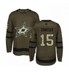 Mens Adidas Dallas Stars 15 Blake Comeau Authentic Green Salute to Service NHL Jersey Mens Adidas Dallas Stars 15 Blake Comeau Authentic Green Salute to Service NHL Jersey