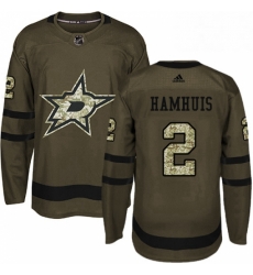 Mens Adidas Dallas Stars 2 Dan Hamhuis Premier Green Salute to Service NHL Jersey Mens Adidas Dallas Stars 2 Dan Hamhuis Premier Green Salute to Service NHL Jersey