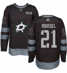 Mens Adidas Dallas Stars 21 Antoine Roussel Premier Black 1917 2017 100th Anniversary NHL Jersey Mens Adidas Dallas Stars 21 Antoine Roussel Premier Black 1917 2017 100th Anniversary NHL Jersey