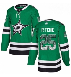 Mens Adidas Dallas Stars 25 Brett Ritchie Authentic Green Drift Fashion NHL Jersey Mens Adidas Dallas Stars 25 Brett Ritchie Authentic Green Drift Fashion NHL Jersey