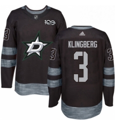 Mens Adidas Dallas Stars 3 John Klingberg Premier Black 1917 2017 100th Anniversary NHL Jersey Mens Adidas Dallas Stars 3 John Klingberg Premier Black 1917 2017 100th Anniversary NHL Jersey