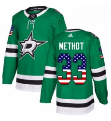 Mens Adidas Dallas Stars 33 Marc Methot Authentic Green USA Flag Fashion NHL Jersey Mens Adidas Dallas Stars 33 Marc Methot Authentic Green USA Flag Fashion NHL Jersey