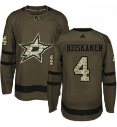 Mens Adidas Dallas Stars 4 Miro Heiskanen Authentic Green Salute to Service NHL Jersey Mens Adidas Dallas Stars 4 Miro Heiskanen Authentic Green Salute to Service NHL Jersey