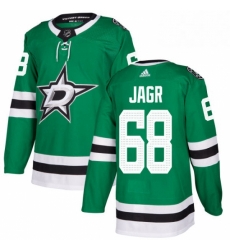 Mens Adidas Dallas Stars 68 Jaromir Jagr Authentic Green Home NHL Jersey Mens Adidas Dallas Stars 68 Jaromir Jagr Authentic Green Home NHL Jersey