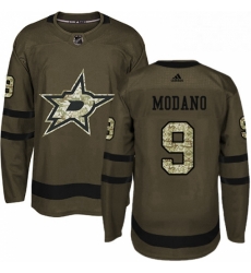 Mens Adidas Dallas Stars 9 Mike Modano Authentic Green Salute to Service NHL Jersey Mens Adidas Dallas Stars 9 Mike Modano Authentic Green Salute to Service NHL Jersey