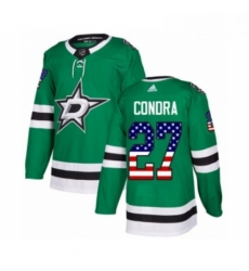 Youth Adidas Dallas Stars 27 Erik Condra Authentic Green USA Flag Fashion NHL Jersey Youth Adidas Dallas Stars 27 Erik Condra Authentic Green USA Flag Fashion NHL Jersey