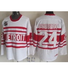 Detroit Red Wings 24# Bob Probert White 75TH CCM NHL Jerseys Detroit Red Wings 24# Bob Probert White 75TH CCM NHL Jerseys
