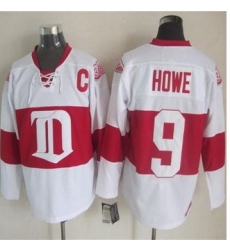 Detroit Red Wings #9 Gordie Howe White Winter Classic CCM Throwback Stitched NHL jersey Detroit Red Wings #9 Gordie Howe White Winter Classic CCM Throwback Stitched NHL jersey