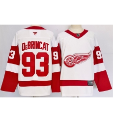 Men Detroit Red Wings 93 Alex DeBrincat White 2024 25 Stitched Jersey Men Detroit Red Wings 93 Alex DeBrincat White 2024 25 Stitched Jersey