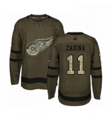 Mens Adidas Detroit Red Wings 11 Filip Zadina Authentic Green Salute to Service NHL Jersey Mens Adidas Detroit Red Wings 11 Filip Zadina Authentic Green Salute to Service NHL Jersey
