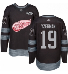 Mens Adidas Detroit Red Wings 19 Steve Yzerman Premier Black 1917 2017 100th Anniversary NHL Jersey Mens Adidas Detroit Red Wings 19 Steve Yzerman Premier Black 1917 2017 100th Anniversary NHL Jersey