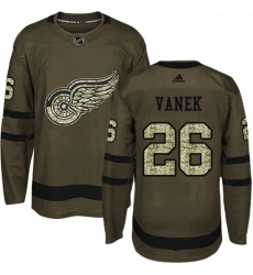 Mens Adidas Detroit Red Wings 26 Thomas Vanek Authentic Green Salute to Service NHL Jersey Mens Adidas Detroit Red Wings 26 Thomas Vanek Authentic Green Salute to Service NHL Jersey