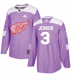 Mens Adidas Detroit Red Wings 3 Nick Jensen Authentic Purple Fights Cancer Practice NHL Jersey Mens Adidas Detroit Red Wings 3 Nick Jensen Authentic Purple Fights Cancer Practice NHL Jersey