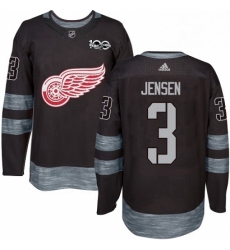 Mens Adidas Detroit Red Wings 3 Nick Jensen Premier Black 1917 2017 100th Anniversary NHL Jersey Mens Adidas Detroit Red Wings 3 Nick Jensen Premier Black 1917 2017 100th Anniversary NHL Jersey