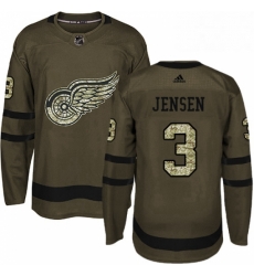 Mens Adidas Detroit Red Wings 3 Nick Jensen Premier Green Salute to Service NHL Jersey Mens Adidas Detroit Red Wings 3 Nick Jensen Premier Green Salute to Service NHL Jersey