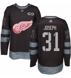 Mens Adidas Detroit Red Wings 31 Curtis Joseph Authentic Black 1917 2017 100th Anniversary NHL Jersey Mens Adidas Detroit Red Wings 31 Curtis Joseph Authentic Black 1917 2017 100th Anniversary NHL Jersey