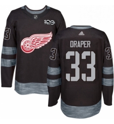 Mens Adidas Detroit Red Wings 33 Kris Draper Premier Black 1917 2017 100th Anniversary NHL Jersey Mens Adidas Detroit Red Wings 33 Kris Draper Premier Black 1917 2017 100th Anniversary NHL Jersey