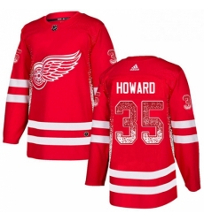 Mens Adidas Detroit Red Wings 35 Jimmy Howard Authentic Red Drift Fashion NHL Jersey Mens Adidas Detroit Red Wings 35 Jimmy Howard Authentic Red Drift Fashion NHL Jersey