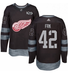 Mens Adidas Detroit Red Wings 42 Martin Frk Authentic Black 1917 2017 100th Anniversary NHL Jersey Mens Adidas Detroit Red Wings 42 Martin Frk Authentic Black 1917 2017 100th Anniversary NHL Jersey