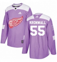 Mens Adidas Detroit Red Wings 55 Niklas Kronwall Authentic Purple Fights Cancer Practice NHL Jersey Mens Adidas Detroit Red Wings 55 Niklas Kronwall Authentic Purple Fights Cancer Practice NHL Jersey