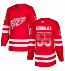 Mens Adidas Detroit Red Wings 55 Niklas Kronwall Authentic Red Drift Fashion NHL Jersey Mens Adidas Detroit Red Wings 55 Niklas Kronwall Authentic Red Drift Fashion NHL Jersey