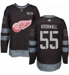 Mens Adidas Detroit Red Wings 55 Niklas Kronwall Premier Black 1917 2017 100th Anniversary NHL Jersey Mens Adidas Detroit Red Wings 55 Niklas Kronwall Premier Black 1917 2017 100th Anniversary NHL Jersey
