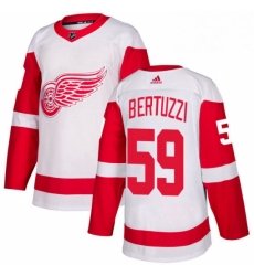 Mens Adidas Detroit Red Wings 59 Tyler Bertuzzi Authentic White Away NHL Jersey Mens Adidas Detroit Red Wings 59 Tyler Bertuzzi Authentic White Away NHL Jersey