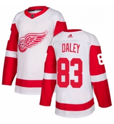 Mens Adidas Detroit Red Wings 83 Trevor Daley Authentic White Away NHL Jersey Mens Adidas Detroit Red Wings 83 Trevor Daley Authentic White Away NHL Jersey