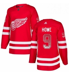 Mens Adidas Detroit Red Wings 9 Gordie Howe Authentic Red Drift Fashion NHL Jersey Mens Adidas Detroit Red Wings 9 Gordie Howe Authentic Red Drift Fashion NHL Jersey