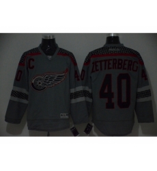 NHL detroit red wings #40 Henrik Zetterberg Charcoal Cross Check Fashion jerseys NHL detroit red wings #40 Henrik Zetterberg Charcoal Cross Check Fashion jerseys