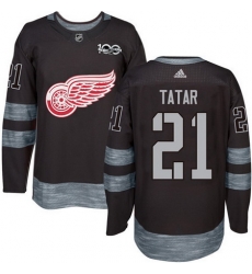 Red Wings #21 Tomas Tatar Black 1917 2017 100th Anniversary Stitched NHL Jersey Red Wings #21 Tomas Tatar Black 1917 2017 100th Anniversary Stitched NHL Jersey