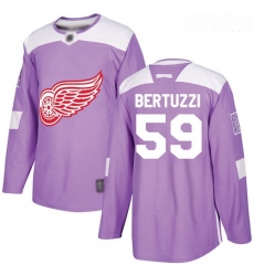 Red Wings #59 Tyler Bertuzzi Purple Authentic Fights Cancer Stitched Hockey Jersey Red Wings #59 Tyler Bertuzzi Purple Authentic Fights Cancer Stitched Hockey Jersey