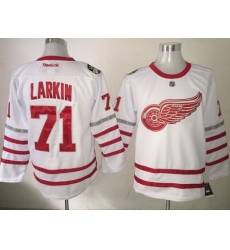Red Wings 71 Dylan Larkin White 2017 Centennial Classic Reebok Jersey Red Wings 71 Dylan Larkin White 2017 Centennial Classic Reebok Jersey