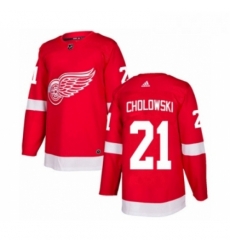 Youth Adidas Detroit Red Wings 21 Dennis Cholowski Premier Red Home NHL Jersey Youth Adidas Detroit Red Wings 21 Dennis Cholowski Premier Red Home NHL Jersey