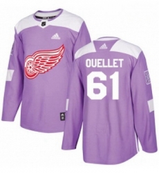 Youth Adidas Detroit Red Wings 61 Xavier Ouellet Authentic Purple Fights Cancer Practice NHL Jersey Youth Adidas Detroit Red Wings 61 Xavier Ouellet Authentic Purple Fights Cancer Practice NHL Jersey